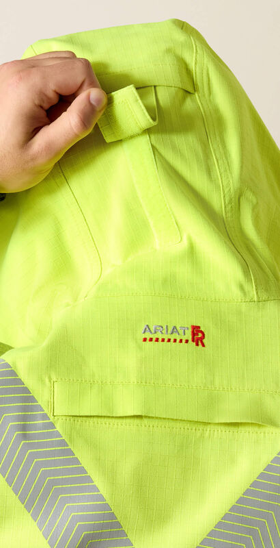 FR Hi-Vis Hooded Waterproof Jacket 02